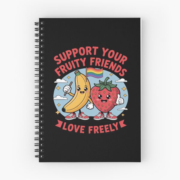Item preview, Support Fruity Friends Love Freely Cute Pride Fruit designed and sold by TechnicalSara.