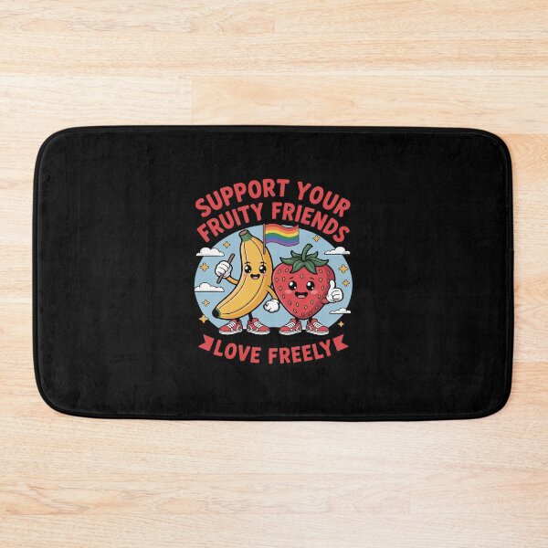 Item preview, Support Fruity Friends Love Freely Cute Pride Fruit designed and sold by TechnicalSara.