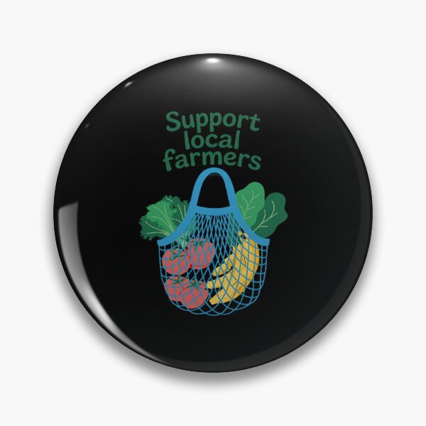 Item preview, Support Local Farmers Grocery Bag Veggie Market designed and sold by TechnicalSara.