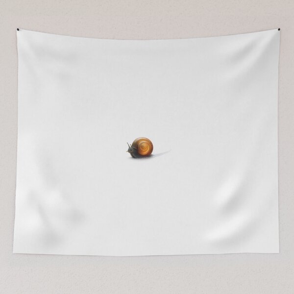 Item preview, Golden Spiral Snail Illustration – Cute Nature Art designed and sold by Taylored Harmony.