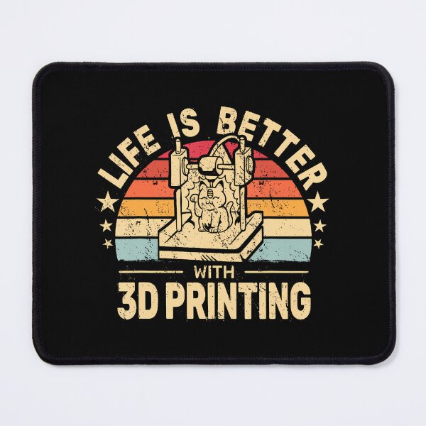 Item preview, Life Is Better With 3D Printing Retro Cat Women 3D Print designed and sold by JosephineEdith1.