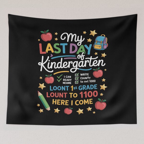Item preview, My Last Day Of Kindergarten 1st Grade Here I Come Graduation designed and sold by JessicaWalshdf.