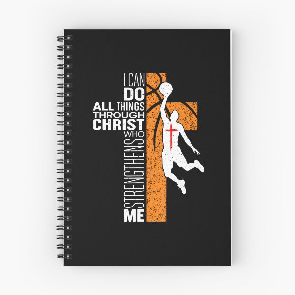 Item preview, Philippians 413 Christian Basketball Religious Bible Verse designed and sold by MonicaSophie.