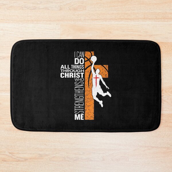 Item preview, Philippians 413 Christian Basketball Religious Bible Verse designed and sold by MonicaSophie.