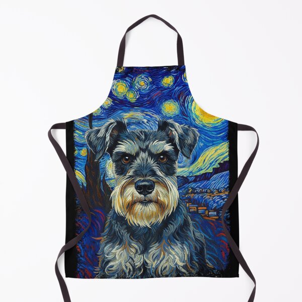 Item preview, STARRY NIGHT - MINIATURE SCHNAUZER | Pets and Dogs lovers for Men and Women t-shirt designed and sold by panchiTWO.