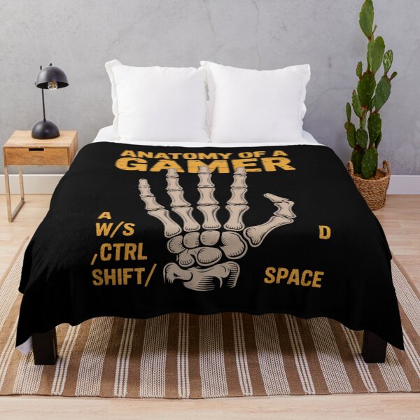 Item preview, Anatomy Of A Gamer Skeleton Hand Funny Men Boys Kids Teens  designed and sold by milanforbes.