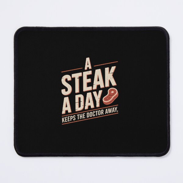 Item preview, A Steak A Day Carnivore Diet Anti-Vegan Anti-Vegetarian  designed and sold by estellaken.
