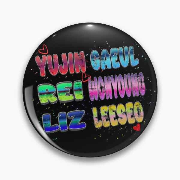 Item preview, IVE Members Colorful Name Art  designed and sold by arorar.