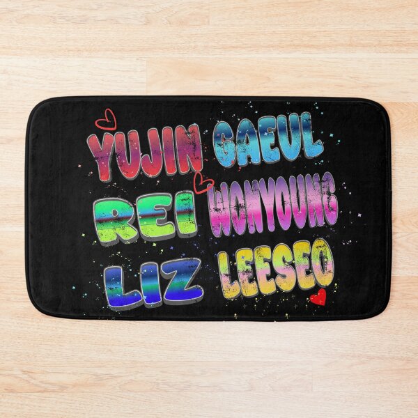 Item preview, IVE Members Colorful Name Art  designed and sold by arorar.