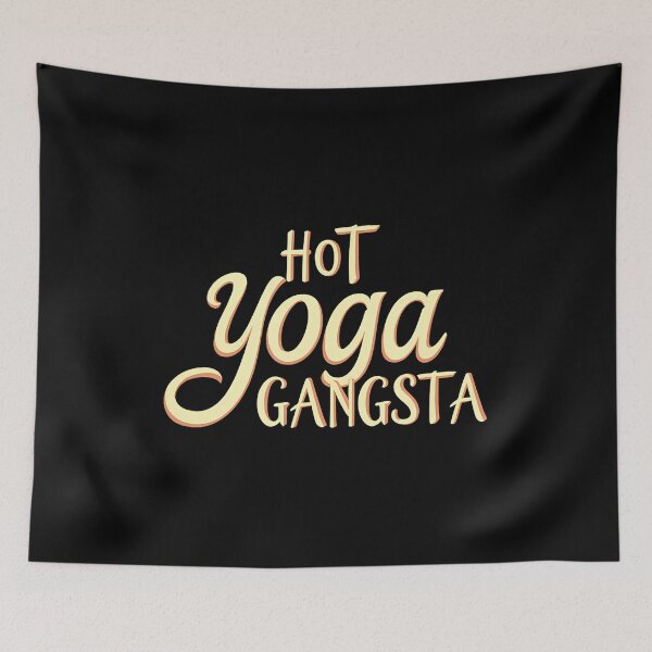 Item preview, Hot Yoga Gangsta And Meditation - Namaste Vintage Yoga designed and sold by MonicaSophie.