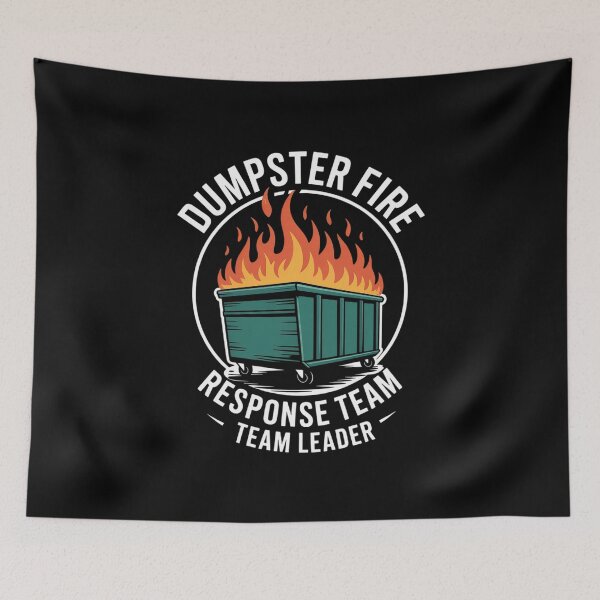Item preview, Dumpster Fire Response Team Leader Funny Work Humor  designed and sold by estellaken.