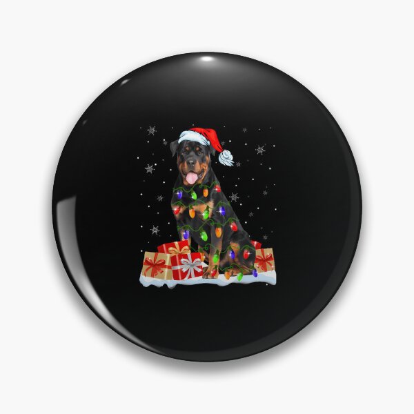 Item preview, Rottweiler Santa Christmas Tree Light Xmas Puggy Lover Gifts designed and sold by JosephineEdith1.