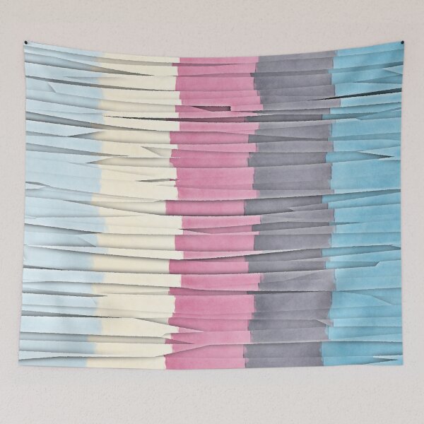 Item preview, Colorful Shredded Stripes designed and sold by Phil Perkins.