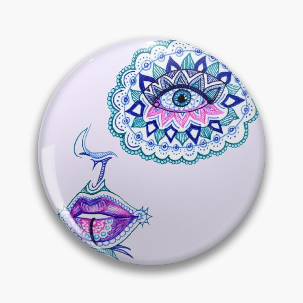 Item preview, Abstract Face Mandala designed and sold by GDiEDesigns.