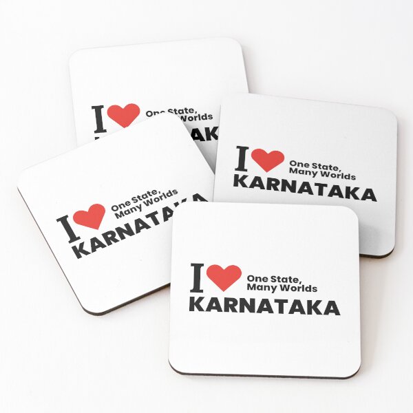Item preview, I ❤️ Karnataka – One State, Many Worlds | Travel & Culture Sticker designed and sold by saan-creatives.
