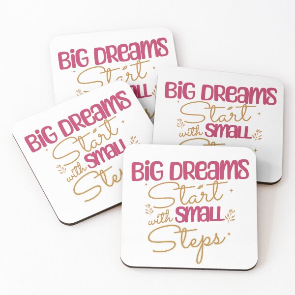 Item preview, Big Dreams Start with Small Steps designed and sold by GoofyWing.