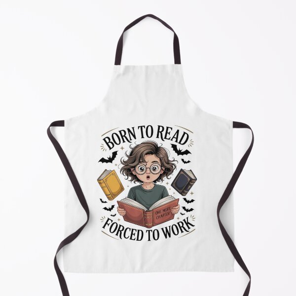 Item preview, Born To Read Forced To Work, Bookish, Funny Girl Book Lover designed and sold by HaileyRobel.