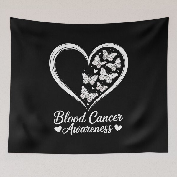 Item preview, Blood Cancer Awareness Month Red Ribbon Butterfly Heart  designed and sold by khorbiasieno.