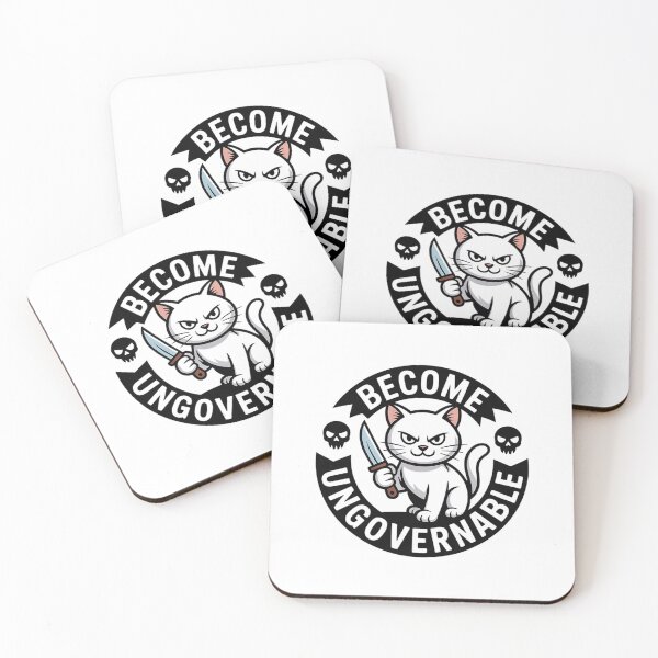 Item preview, Become Ungovernable Cat Irony And Sarcasm Funny Cat Lover  designed and sold by milanforbes.