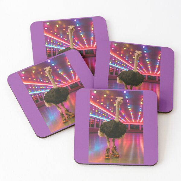 Item preview, Ostrich at the Roller Rink designed and sold by Tridentulus.