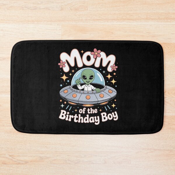 Item preview, Funny Mom Of The Birthday Boy Party Space Bday Alien UFO  designed and sold by MinaReinger.