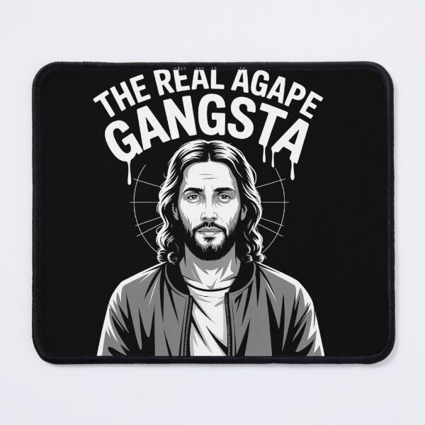 Item preview, Funny Jesus Agape Love Gangsta Christian Faith gift designed and sold by milanforbes.