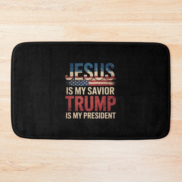 Item preview, Jesus Is My Savior Trump Is My President trump flags USA Women Kids Men1  designed and sold by EllinoKlemo.