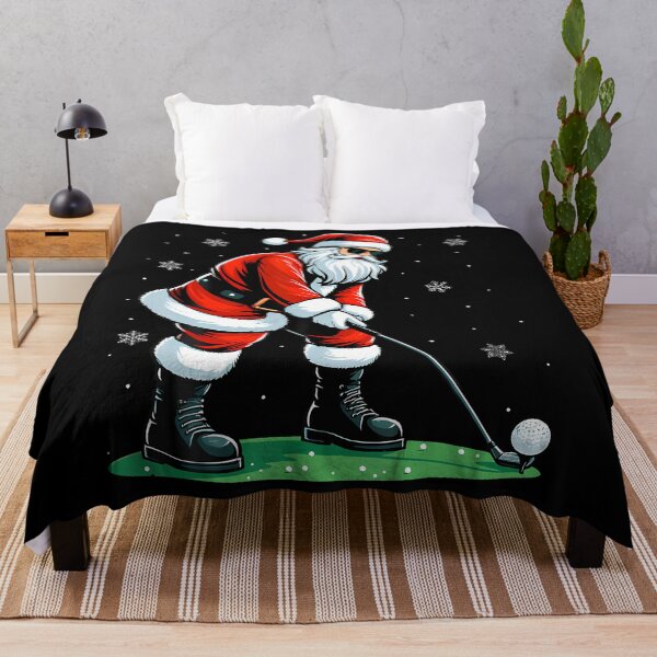 Item preview, Christmas Golf Santa Golfer Xmas Funny Christmas Golfing designed and sold by ClaraTeresa1.