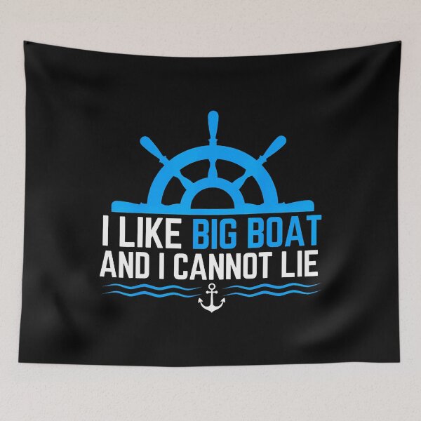 Item preview, I Like Big Boats And I Cannot Lie Funny Cruise Ship designed and sold by LindaRuby1.