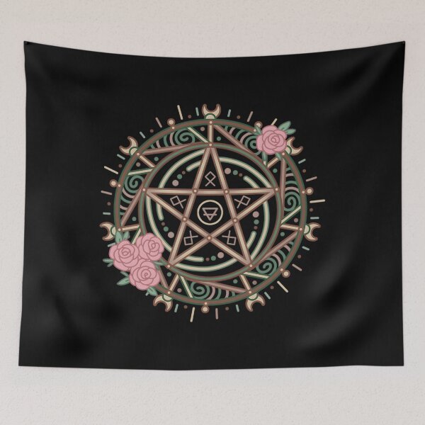 Item preview, Cute Grounding Stability Floral Summoning Circle designed and sold by StaceyALangner1.