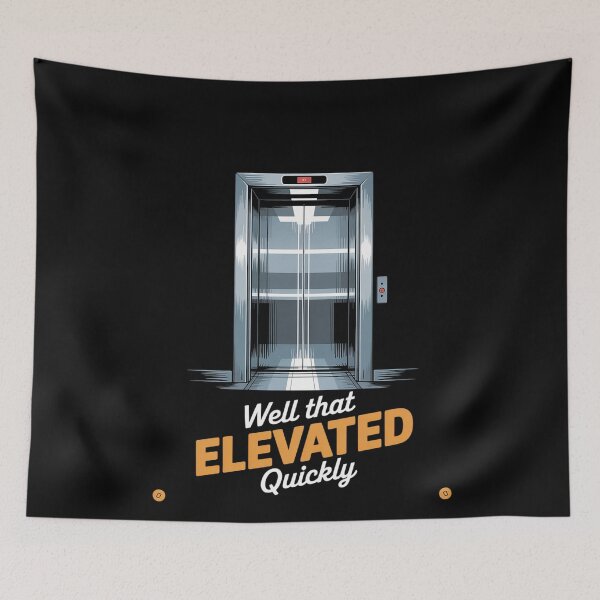Item preview, Funny Elevator Well That Elevated Quickly  designed and sold by MinaReinger.