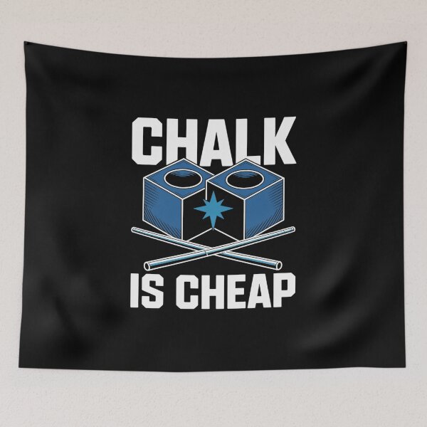 Item preview, Funny Chalk Is Cheap Pool Player Billiard Billiards  designed and sold by milanforbes.