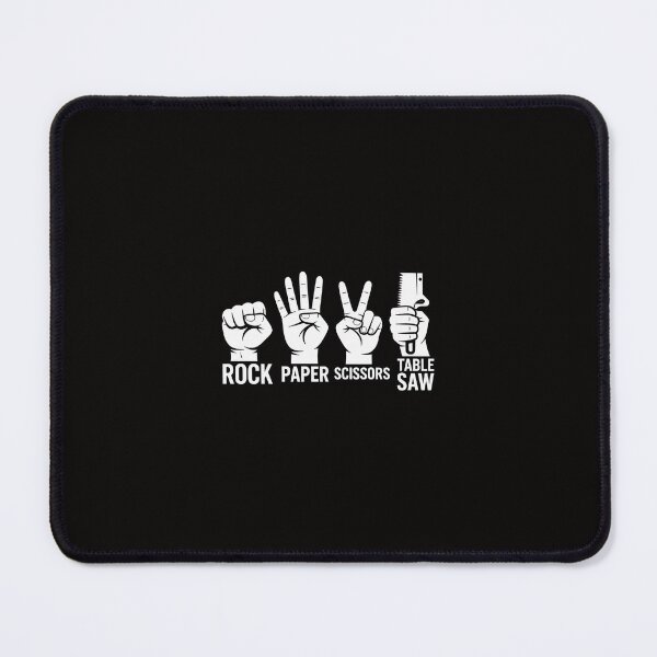 Item preview, Carpenters Rock Paper Scissor Table Saw Fathers Day designed and sold by margaridroso.