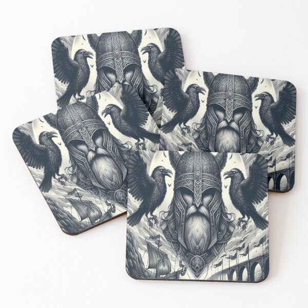 Item preview, Odin with his two ravens designed and sold by Jonrir-Seidr.
