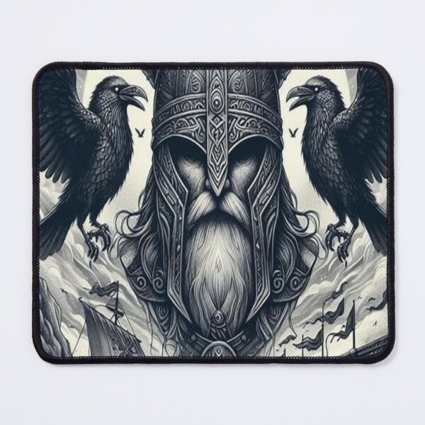 Item preview, Odin with his two ravens designed and sold by Jonrir-Seidr.