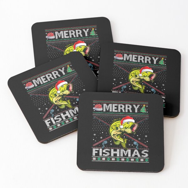 Item preview, Merry Fishmas Bass Fish Fishing Christmas Ugly 	 Xmas designed and sold by ChantelNicole.