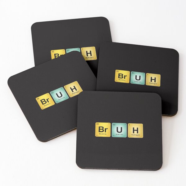 Item preview, Bruh Chemistry Gift Meme Periodic Table Meme Elements designed and sold by margaridroso.