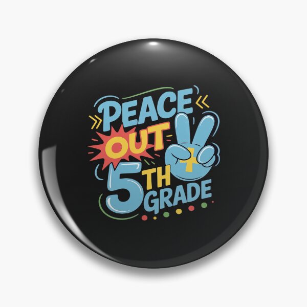 Item preview, Peace Out 5th Grade Funny End Of School Year designed and sold by JessicaWalshdf.