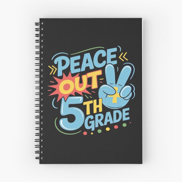 Item preview, Peace Out 5th Grade Funny End Of School Year designed and sold by JessicaWalshdf.