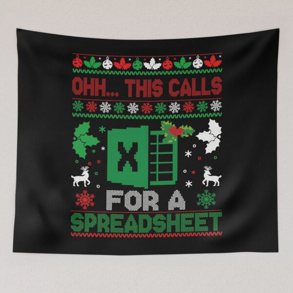 Item preview, Nerd Holildayy  Fswashion This For Christmas Callse Oaht erC,lassic Spreadsheet Funny designed and sold by JasonCorvar.