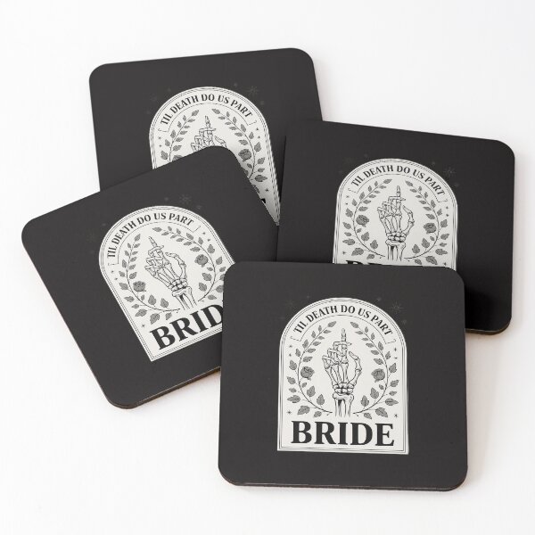 Item preview, Bride Groom Skeleton Gothic Halloween Engagement Wedding designed and sold by margaridroso.