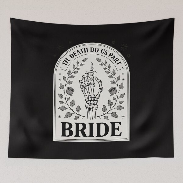 Item preview, Bride Groom Skeleton Gothic Halloween Engagement Wedding designed and sold by margaridroso.