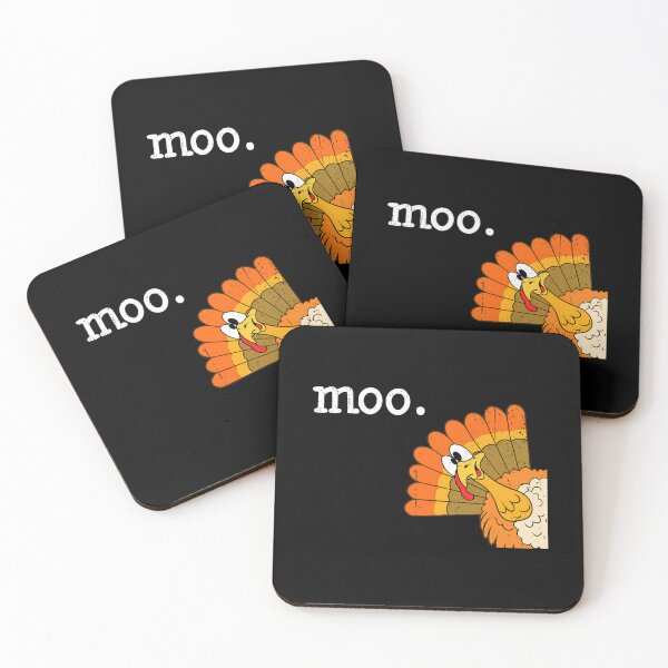 Item preview, Turkey Funny Cow Holiday Festive Moo 90s Thanksgiving Day designed and sold by rebeccathanuos.