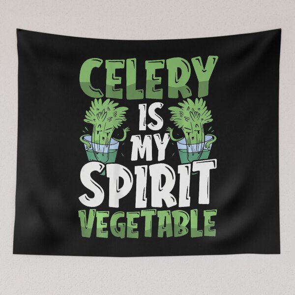 Item preview, Celery Is My Spirit Vegetable Backprint Vegetable designed and sold by MarcellaTerri.