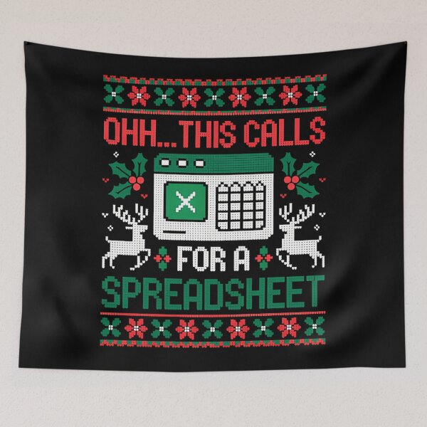 Item preview, For Nerd Holiday This Calls ChristmaCsh rSiprstemaadssheet Oh Classic Fashion Funny designed and sold by JasonCorvar.