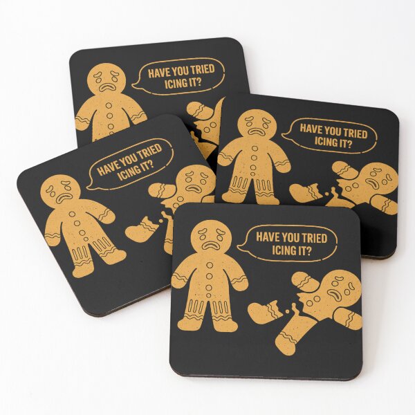 Item preview, Funny Gingerbread “Have You Tried Icing It?” Christmas Pun designed and sold by haitrieuic96.