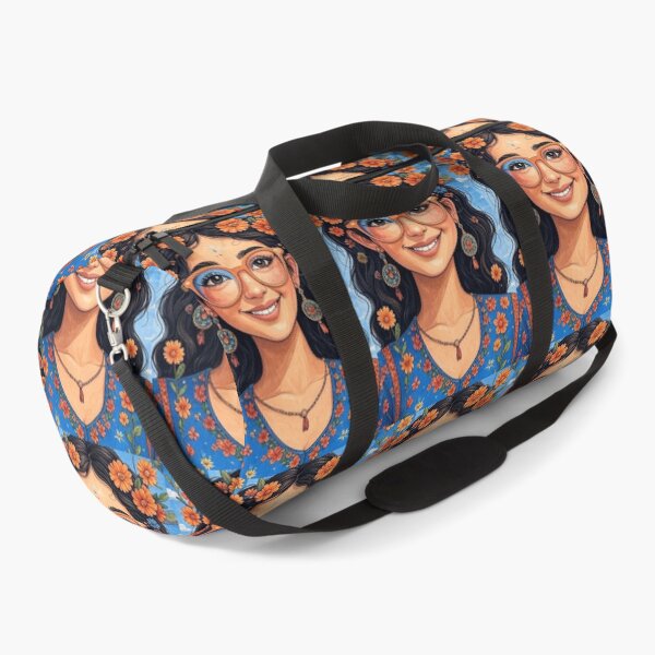 Item preview, Bohemian chic, flowers, smiling, happy designed and sold by Grimtruths.