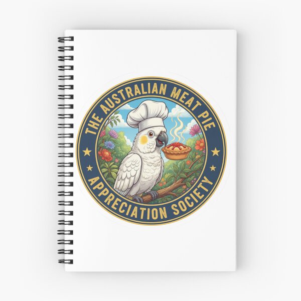 Item preview, The Meat Pie Cockatoo designed and sold by The Australian Meat Pie Appreciation Society.