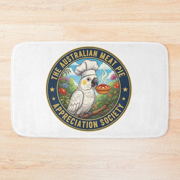 Item preview, The Meat Pie Cockatoo designed and sold by The Australian Meat Pie Appreciation Society.