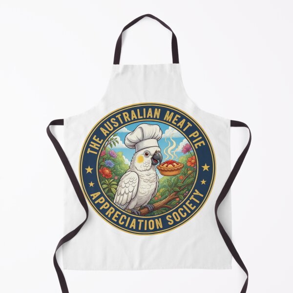 Item preview, The Meat Pie Cockatoo designed and sold by The Australian Meat Pie Appreciation Society.